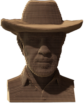 Puzzle 3D - konstruktor Cartonic 3D Puzzle Chuck Chuck Norris Kartonowy (4820191132825)