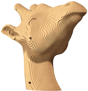 Puzzle 3D - konstruktor Cartonic 3D Puzzle Giraffe Żyrafa Kartonowy (4820191133136)