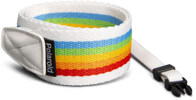 Pasek do aparatu Polaroid Camera Strap Flat Szary Tęczowy (9120096771460)