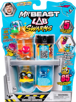 Zestaw do zabawy MrBeast Lab Laboratorium w probówce Atomic Swarms 5 (630996247464)