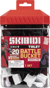 Zestaw kolekcjonerskich figurek Skibidi Toilet Battle Bucket (1350) (810054666974)