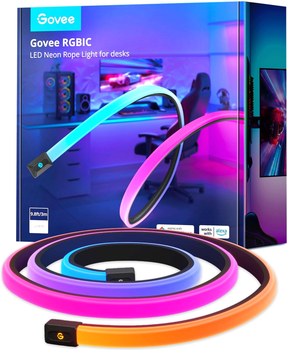 Taśma LED inteligentna Govee H61C3 Neon Gaming Table Light 3 m Biała (6974316993599)