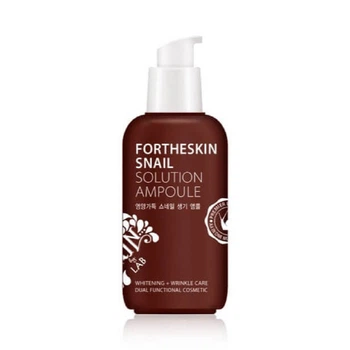 Ампульная сыворотка для лица с муцином улитки Fortheskin Snail Solution Ampoule 100 мл (8809598150072)