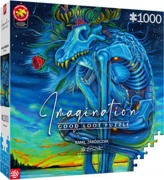 Пазли Good Loot Imagination Каміл Якубчак Білий Вовк 1000 елементів (5908305247906)
