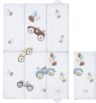 Mata do przewijania skladana Ceba Baby Basic Retro Cars 60 x 40 cm (5907672333076)