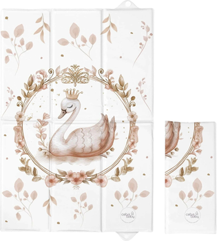 Mata do przewijania skladana Ceba Baby Basic Glamour Style 60 x 40 cm (5907672345512)