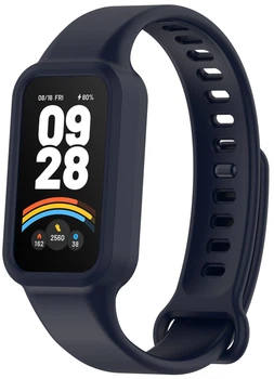 Ремінець силіконовий MRK для фітнес браслета Mi Smart Band 9 Active Dark Blue (mrk6378)