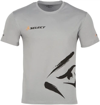 Футболка Select Fish Logo 3XL Gray/Pink