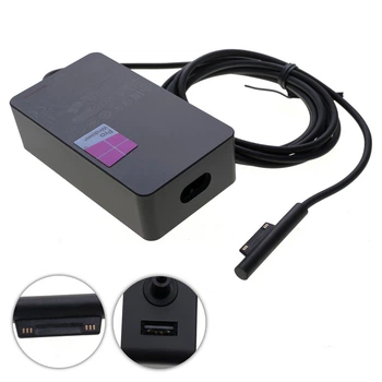Блок живлення для планшета MICROSOFT 15V 4A 65W 6pin Чорний (без кабеля!) (Surface Pro 5 Pro 6 Pro 4 Pro3 Book)