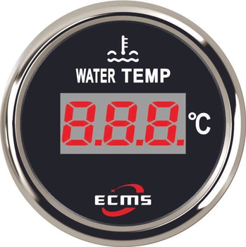 Цифровой датчик температуры воды Ecms (черный)
