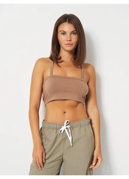 Топ SHEIN XL Світло-коричневий 31-0096