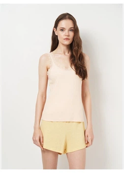 Пижамная майка H&M S Оранжевый 0979439