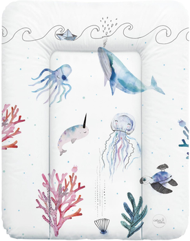 Materac do przewijania na komodę Ceba Baby 70 x 50 cm miękki Ocean (W-143-123-652)