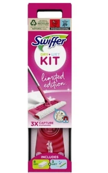Швабра Swiffer KIT набор для легкой уборки — универсальная швабра + салфетки для сухой и влажной уборки (8 сухих + 3 влажных)