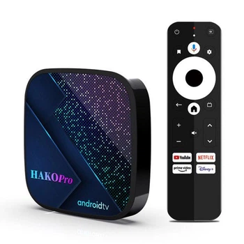 Смарт приставка H96 Hako Pro 4/32 із сертифікацією Google TV і Netflix