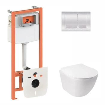 Инсталляция 4 в 1 Qtap Nest Jay Хром (QT07335177W45134)