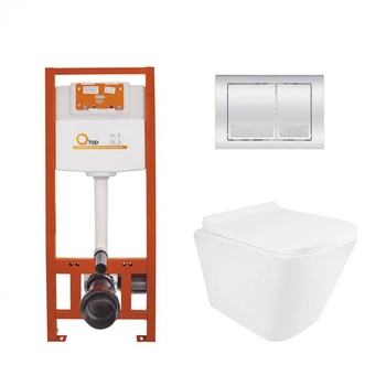 Инсталляция 4 в 1 Qtap Nest Tern Хром (QT1733052EUQW45156)