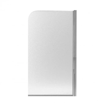 Штора на ванну Qtap Standard CRM407513APR Стекло Pear 75х140 см правая