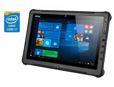 Защищенный планшет Б-класс Getac F110 G3 / 11.6" (1366x768) IPS / Intel Core i7-7500U (2 (4) ядра по 2.7 - 3.5 GHz) / 8 GB DDR4 / 256 GB SSD / Intel HD Graphics 520 / Две батареи б/у