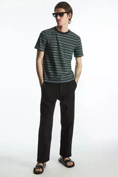 Футболка чоловіча COS striped linen-blend t-shirt 1152842001 XS