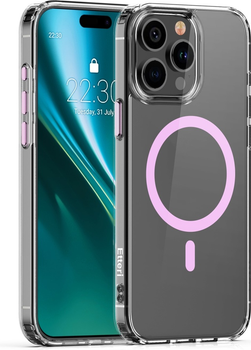 Etui plecki Etteri Color Mag do Apple iPhone 13 Pro 6.1 Pink (GSM190932)