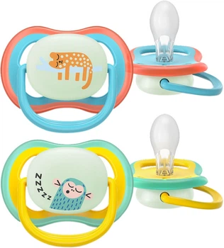 Пустушки Philips AVENT Ultra Air Нічна 18+ місяців 2 шт (SCF376/32)