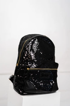 Рюкзак Juicy couture черный с пайетками