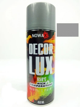 Краска аэрозольная термостойкая серая 450 мл Nowax NX48038 до 650 °C