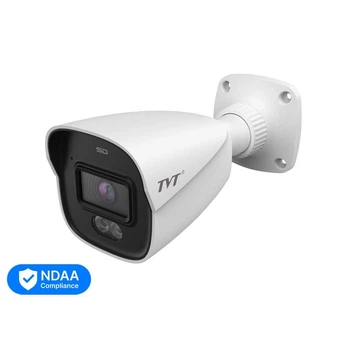 IP-відеокамера 4Mp TVT TD-9441S4L-A(D-PE-AW1) White f-2.8mm, ІЧ+LED-підсвічування, з мікрофоном