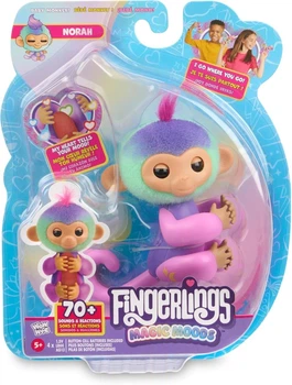 Інтерактивна мавпочка WowWee Fingerlings Magic Moods Norah бірюзово-фіолетова (771171131816)