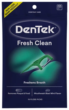 Флосс-зубочистки DenTek Освіжаюче очищення 75 шт (47701002575)