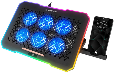 Podstawka pod laptopa Rampage S48 FREEZ Black (S48FREEZ-BLACK)
