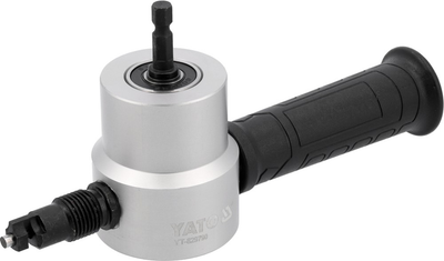 Nasadka tnąca do wiertarki YATO do blachy 1.8 mm, min. R12 mm, trzpień 1/4" (YT-829790)
