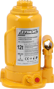 Podnośnik hydrauliczny słupkowy STHOR 12 t 210-395 mm (80095_v)