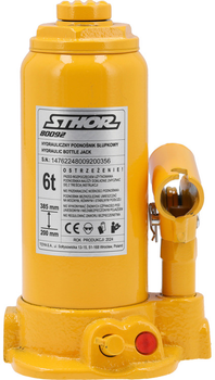 Podnośnik hydrauliczny słupkowy STHOR 6 t 200-385 mm (80092_v)