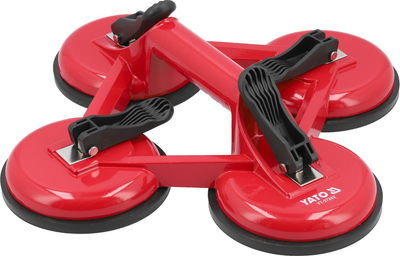 Uchwyt do szyb próżniowy YATO 4 szt x 120 mm, do 180 kg (YT-37242)