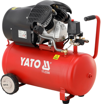 Kompresor olejowy YATO 50l 2 cylindry (YT-23306)