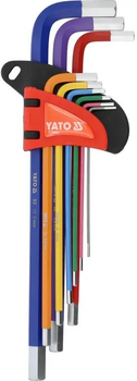Klucze imbusowe YATO 1.5-10 mm 9 szt (YT-05634)