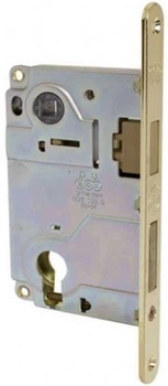 Магнитный межкомнатный замок AGB Centro Focus PZ, 85/50 мм, латунь (B04025.50.03)