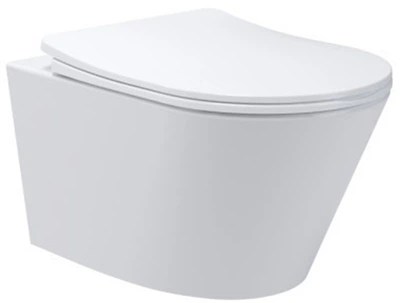Унитаз подвесной Devit Harmony 3801082 безободковый с сиденьем Soft Close дюропласт