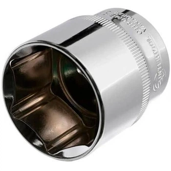 Головка торцевая Intertool 32 мм 1/2" шестигранная Cr-V сталь никелированная профессиональная (000006155)