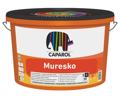 Краска фасадная силиконовая матовая Caparol Muresko База 1 2.5л