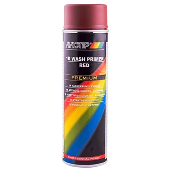 Ґрунт реактивний однокомпонентний для кузова MOTIP 1K WASH PRIMER червоний аерозоль 500 мл