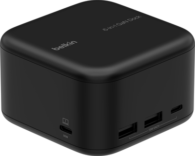 Док-станція Belkin USB-C 6-in-1 Core GaN Dock 130W Black (INC018VFBK)
