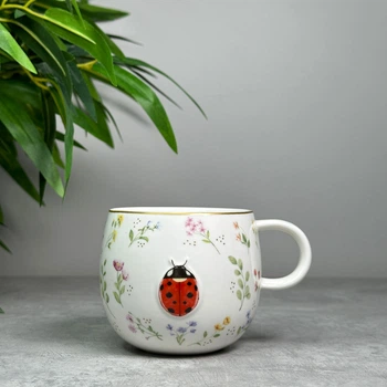 Чашка Easy Life Fancy Garden Ladybug 400 мл (111005435)