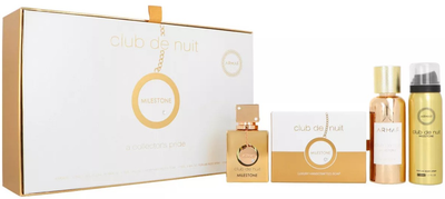 Zestaw damski Armaf Club De Nuit Milestone Woman Woda perfumowana 30 ml + Spray do ciała perfumowany 50 ml + Mgiełka do włosów 55 ml + Mydło w kostce 130 g (6294015175356)