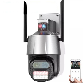 IP-камера Besder P10S-8MP WIFI із сиреною Зум