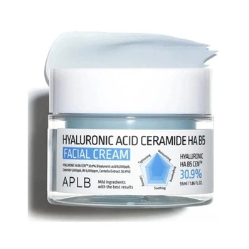 Крем APLB Hyaluronic Acid Ceramide HA B5 Facial Cream з гіалуроновою кислотою та керамідами, 55 мл