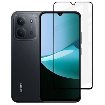 Защитное стекло Fiji Premium для Xiaomi Redmi 15C полная проклейка Anti-Static черный