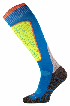 Шкарпетки гірськолижні Comodo SKI SOCKS PERFORMANCE BLUE-YELLOW - SKI1-05 - 27-30